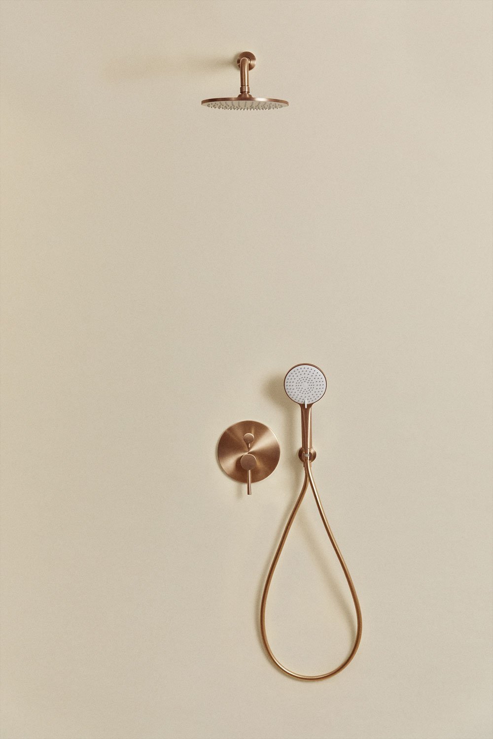 Orveta brass built-in shower column, gallery image 2