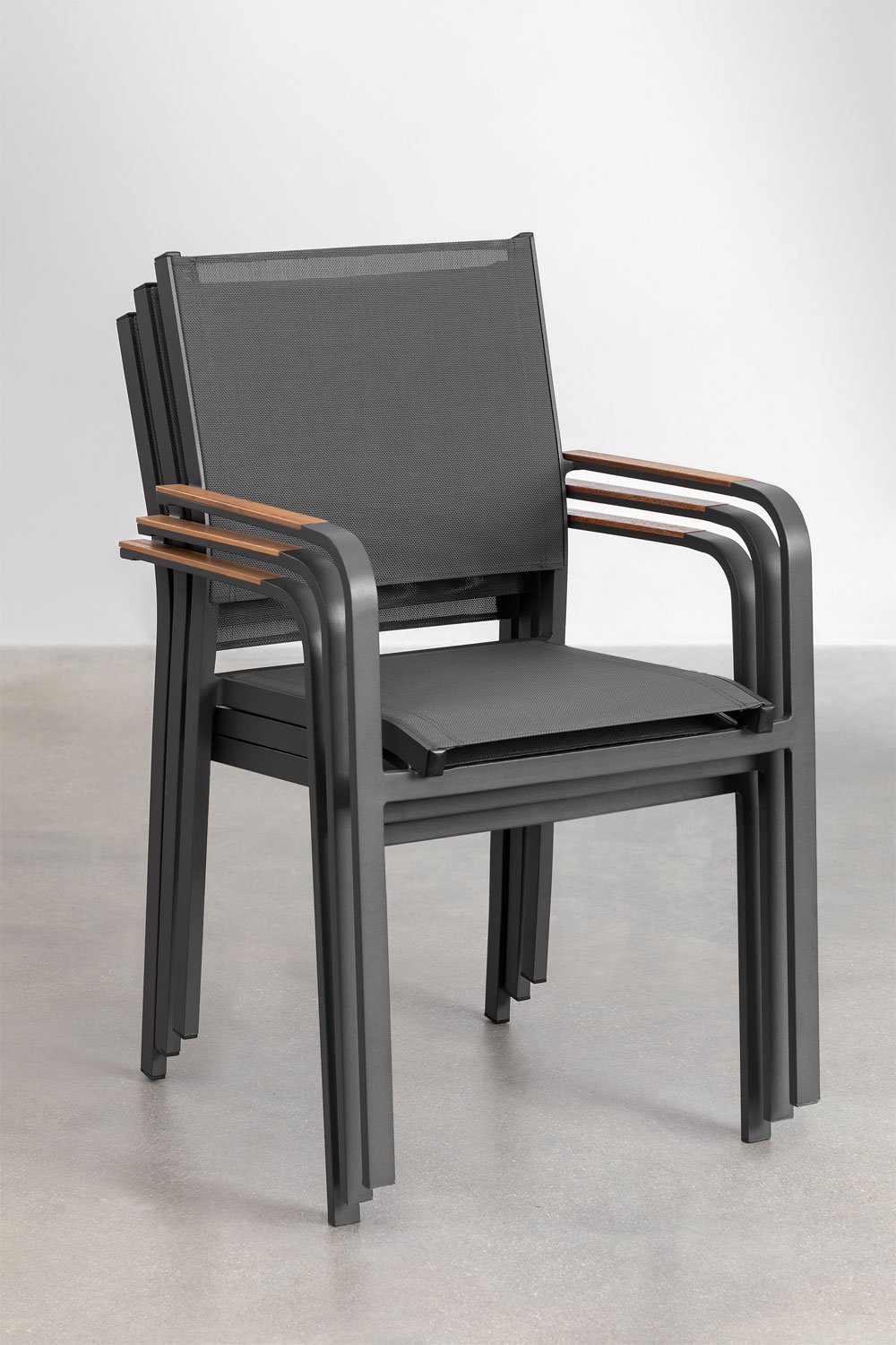 Aluminium Stackable Garden Chair Archer, gallery image 8