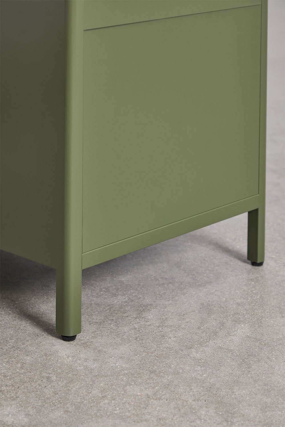 Michigan 120x60 cm steel desk with drawers, gallery image 7
