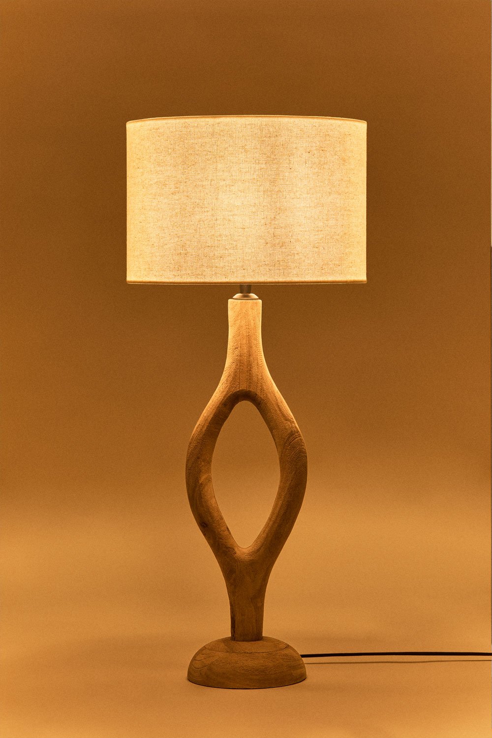 Mango wood table lamp Gracia, gallery image 2
