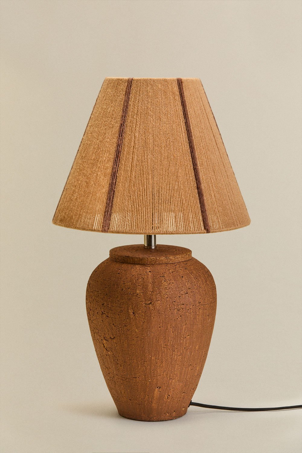 Verena terracotta table lamp, gallery image 1