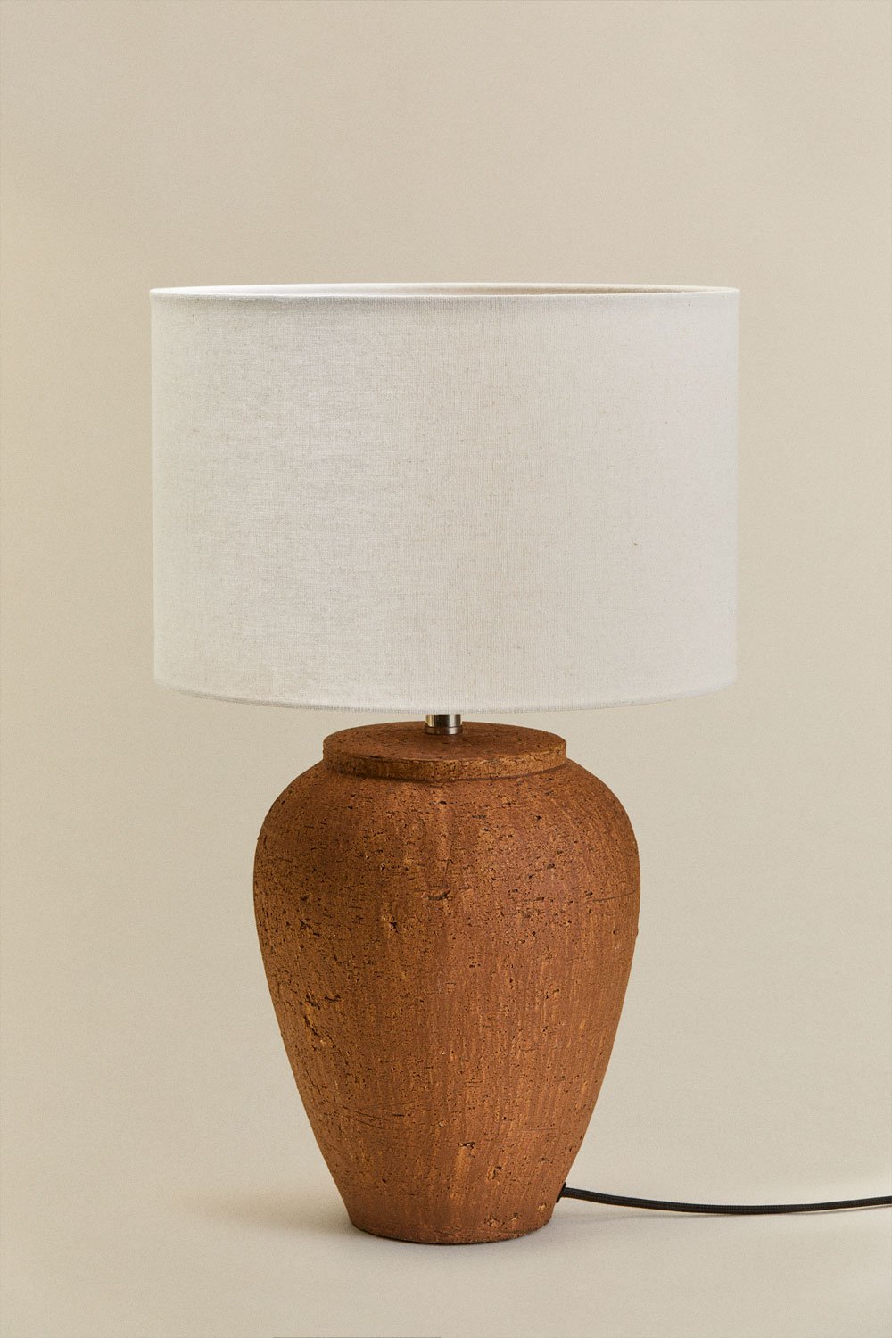 Verena terracotta table lamp, gallery image 1