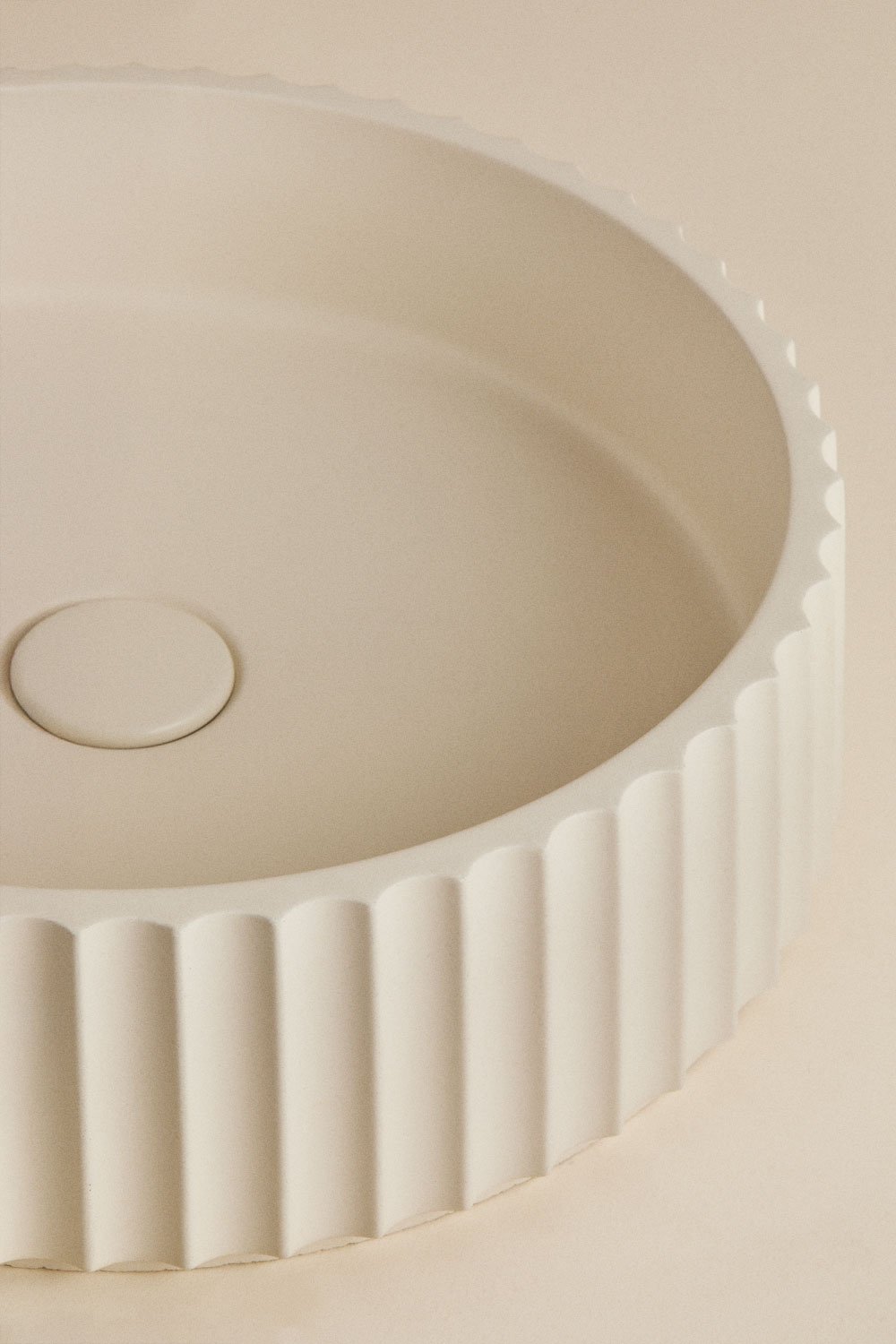 Round sink Ø40 cm in Kazbek cement, gallery image 5