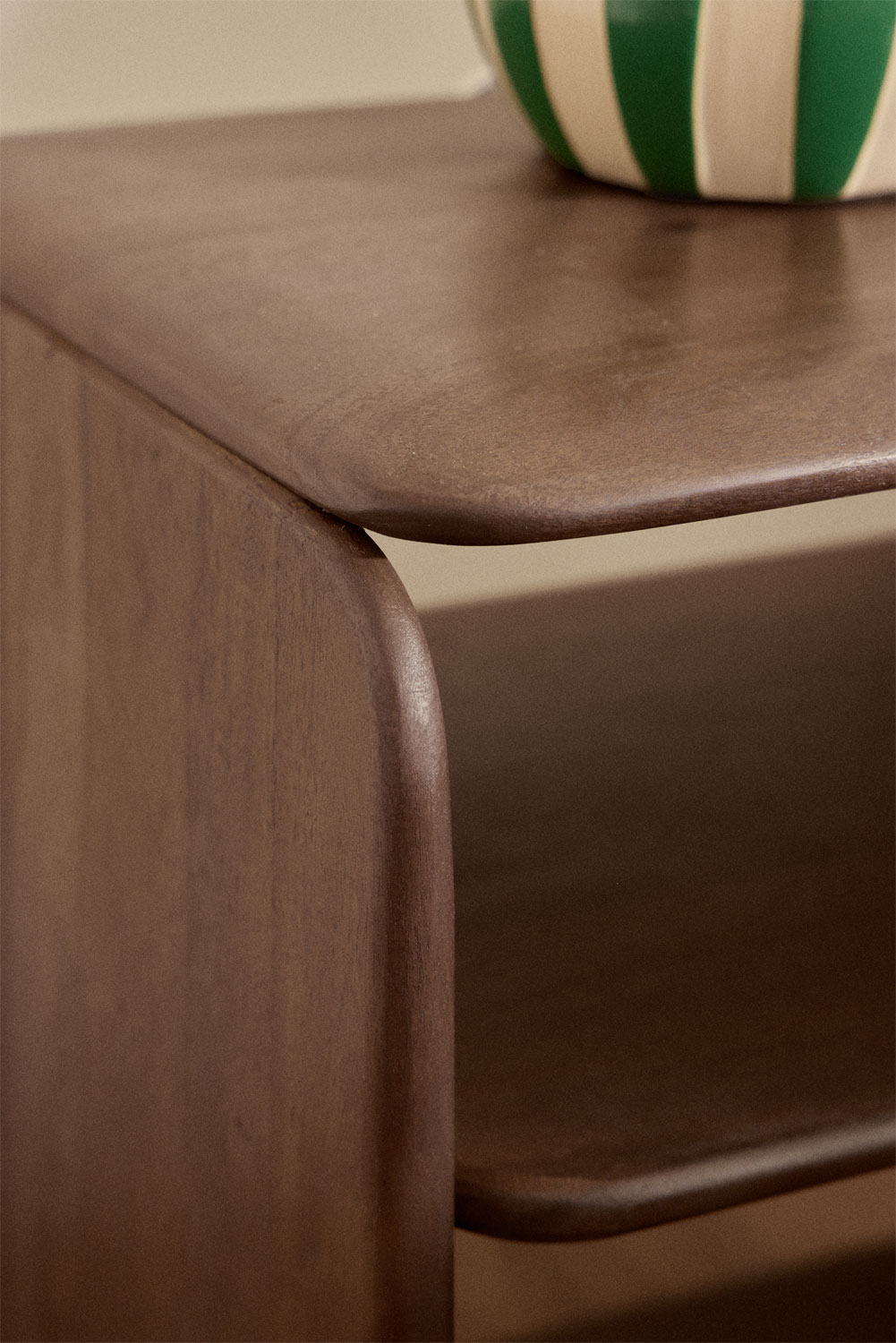 Bedside Table Rictangle Tinsley wooden nightstand 40x30 cm - SKLUM