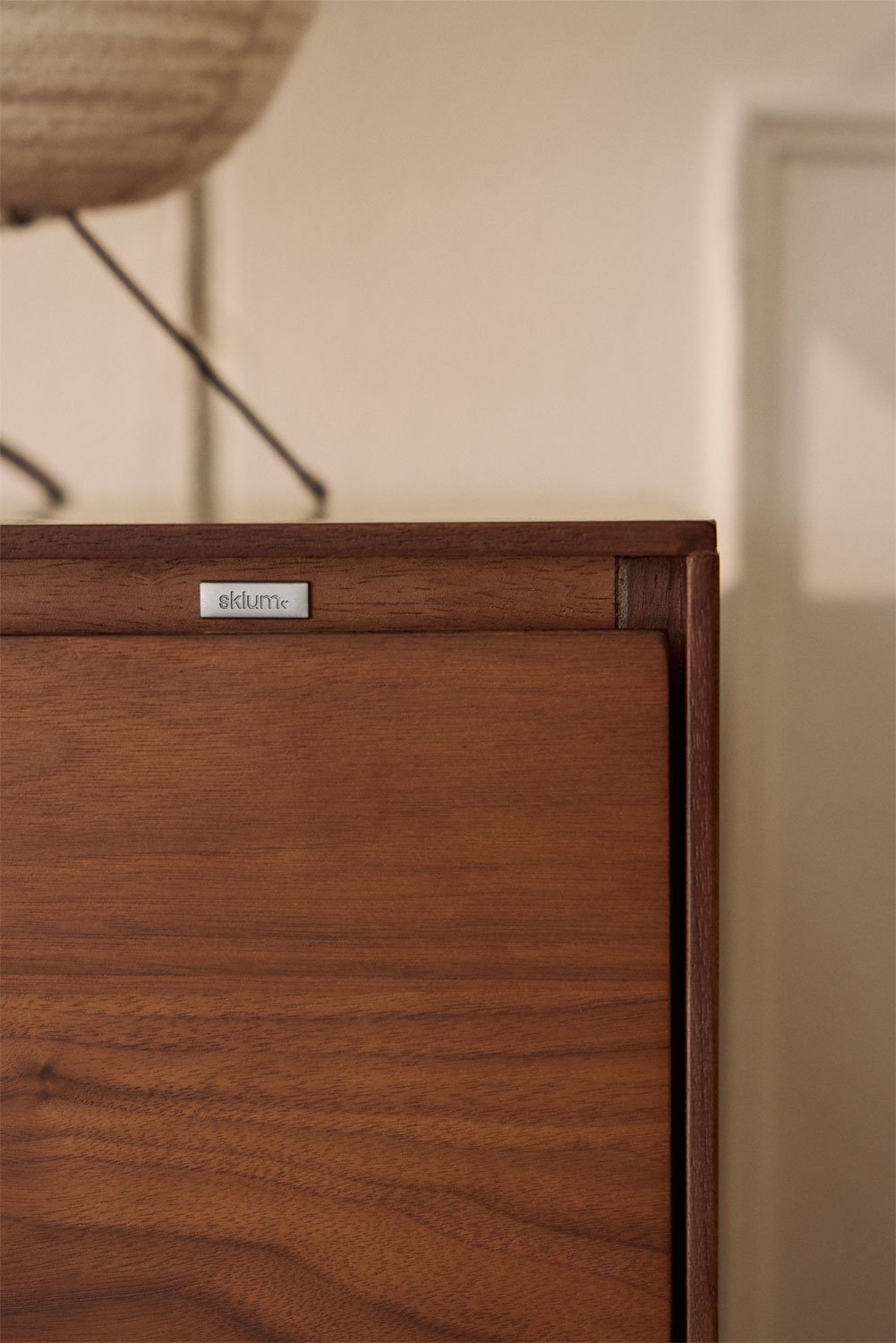 Rectangular sideboard 140x45 cm in Burundi MDF, gallery image 2