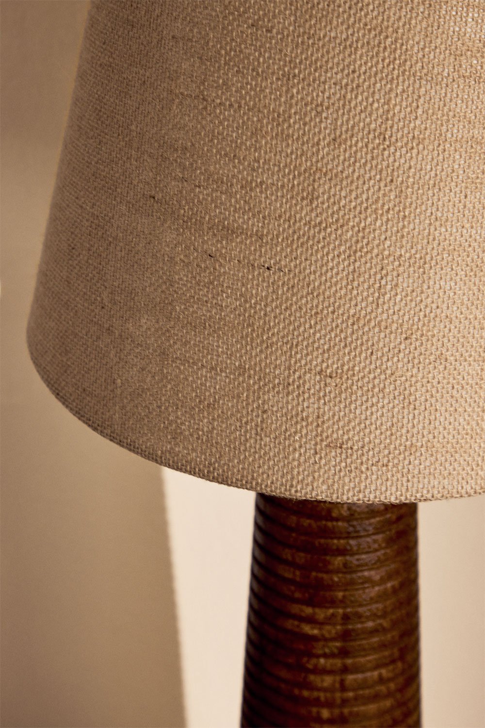 Malva mango wood table lamp, gallery image 2