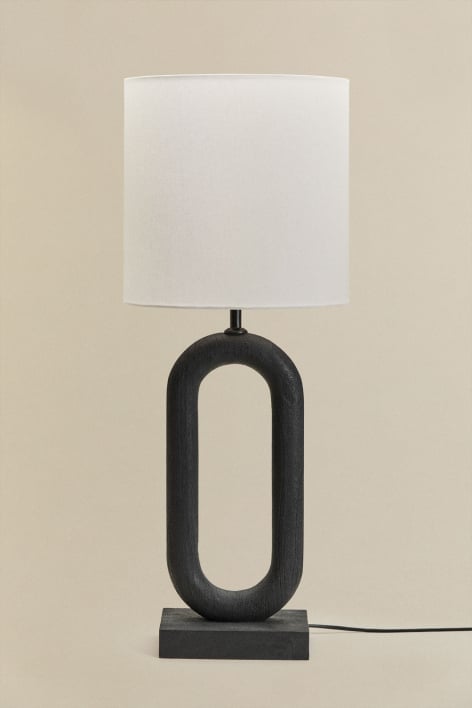 Tiberia mango wood table lamp