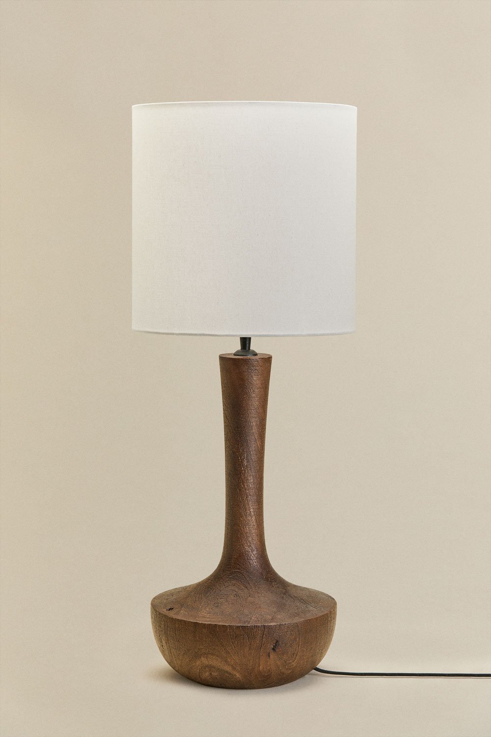 Table lamp in Sintra mango wood, gallery image 1