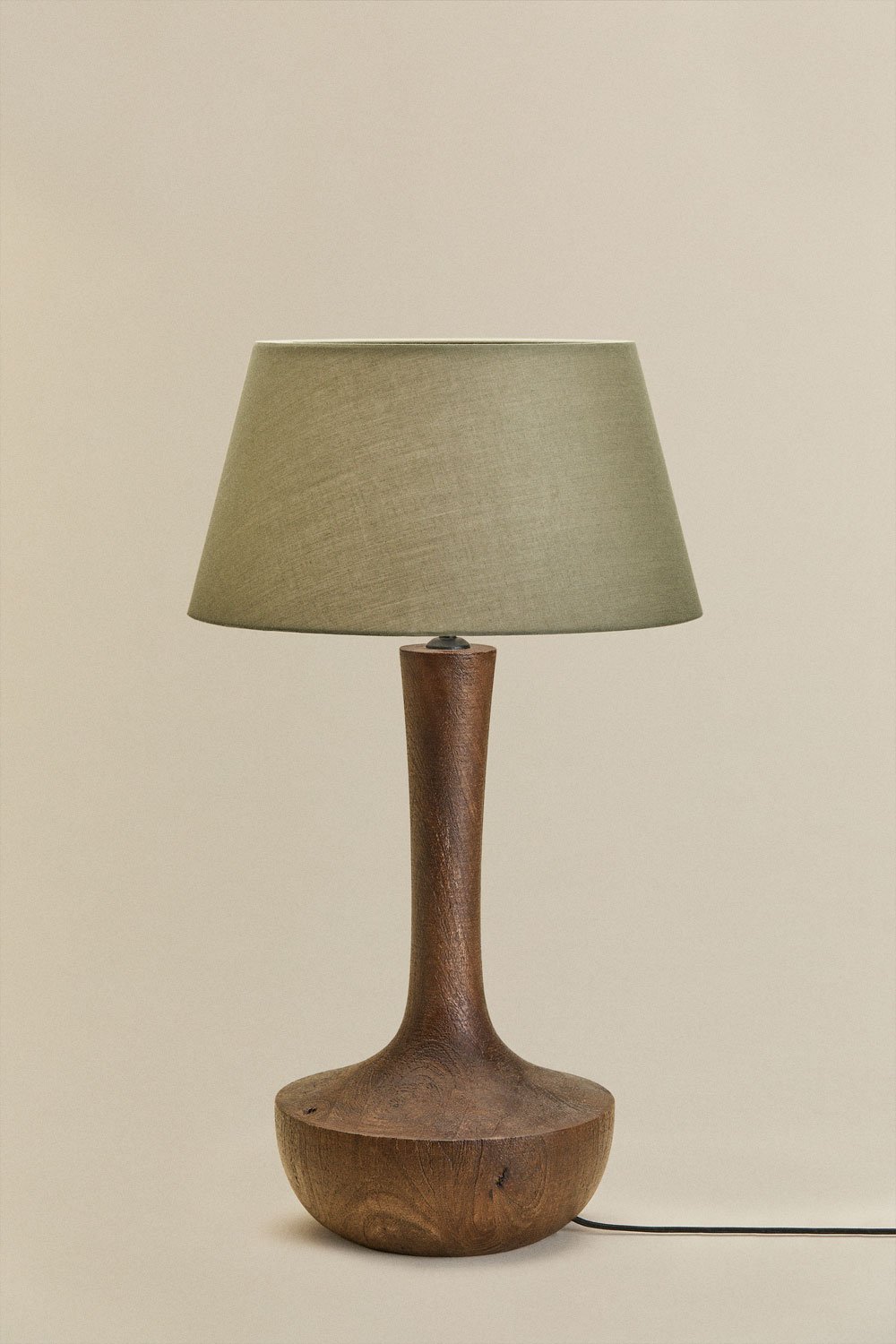 Table lamp in Sintra mango wood, gallery image 1