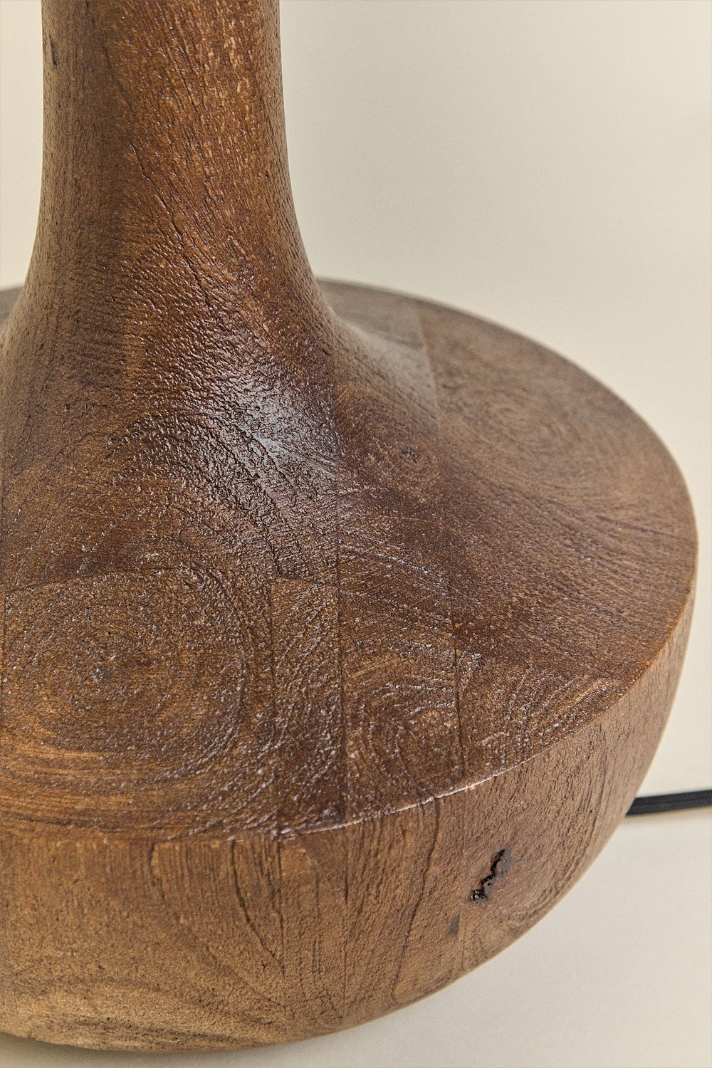 Table lamp in Sintra mango wood, gallery image 8
