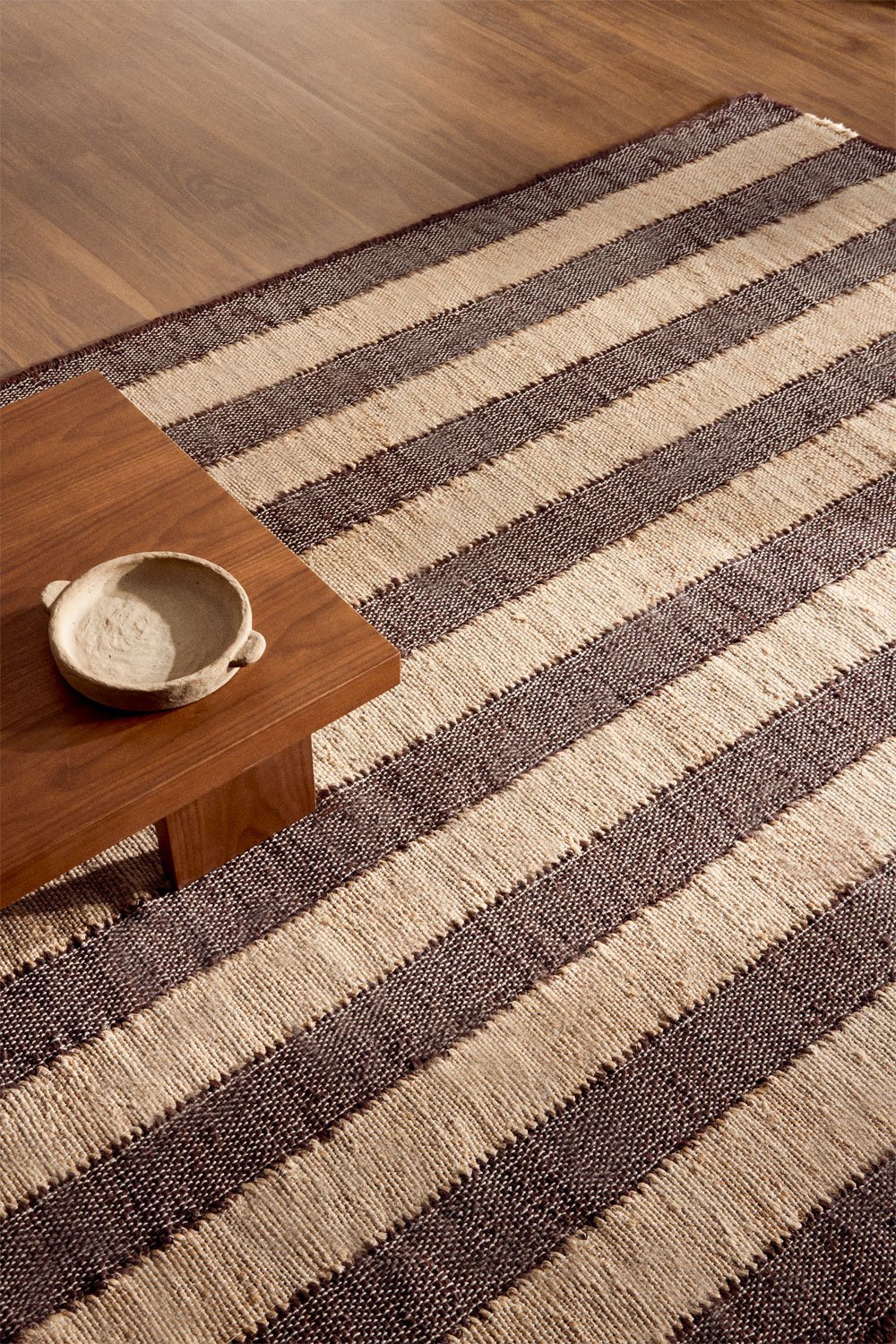 Serilda jute and cotton rug, gallery image 1
