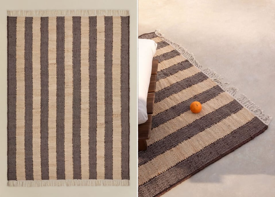 Serilda jute and cotton outdoor rug