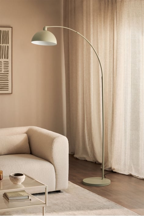 Diala iron floor lamp