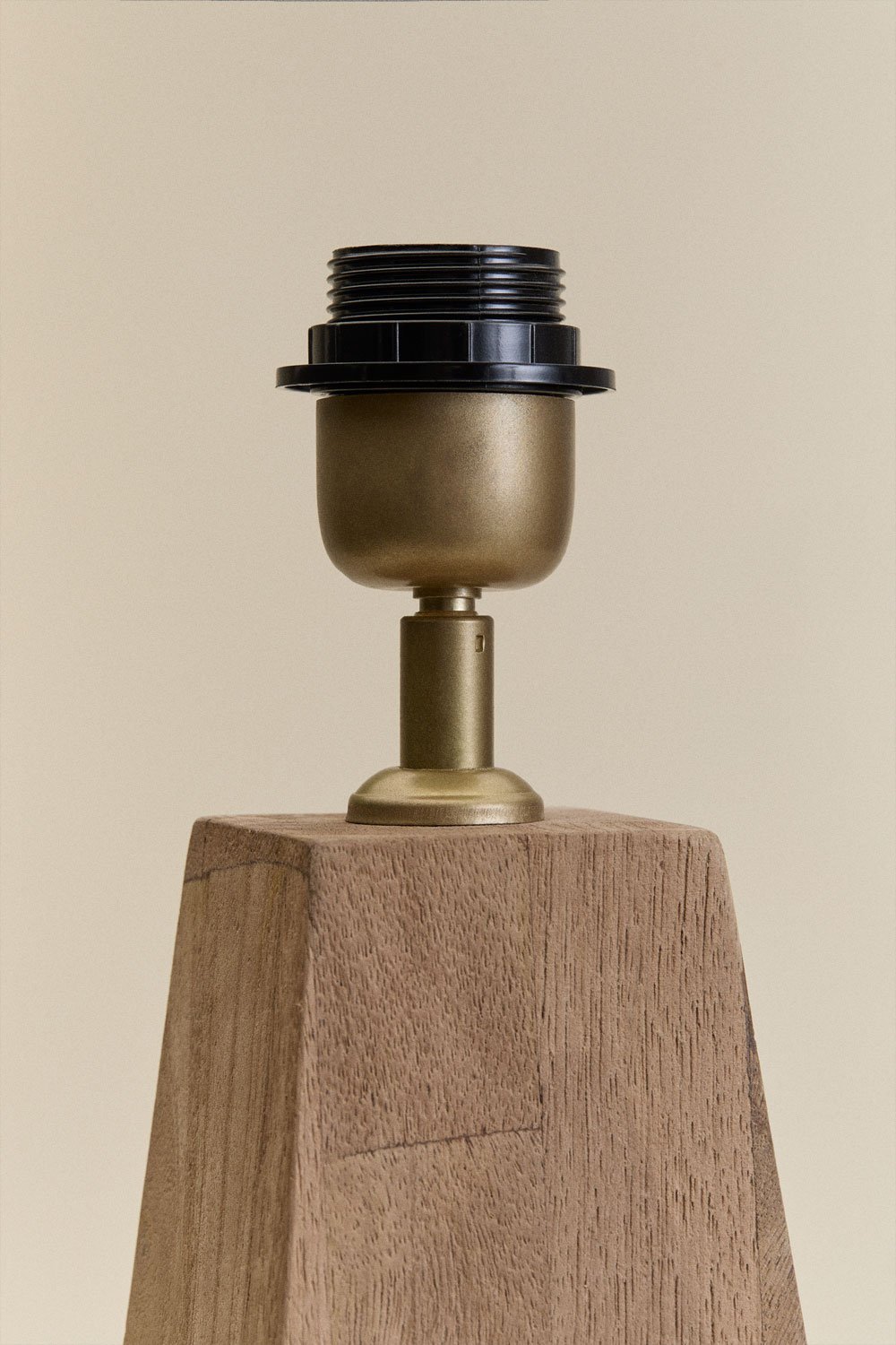 Base para lámpara de mesa 30 cm en madera de mango Taraua, gallery image 2