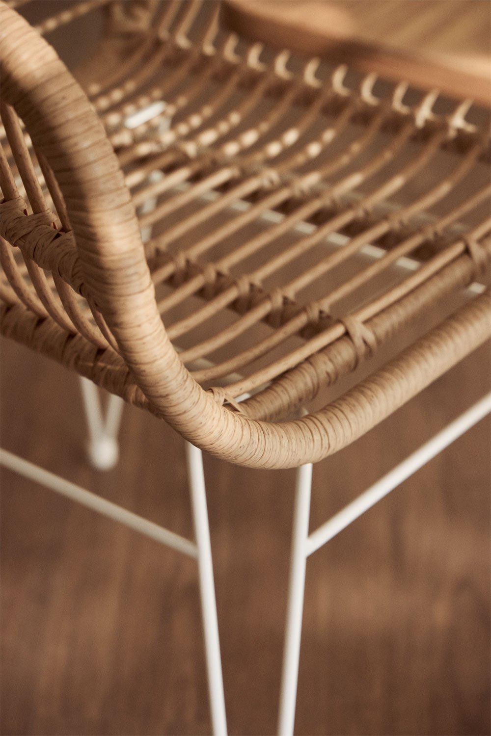 Zole synthetic wicker dining chair, gallery image 2
