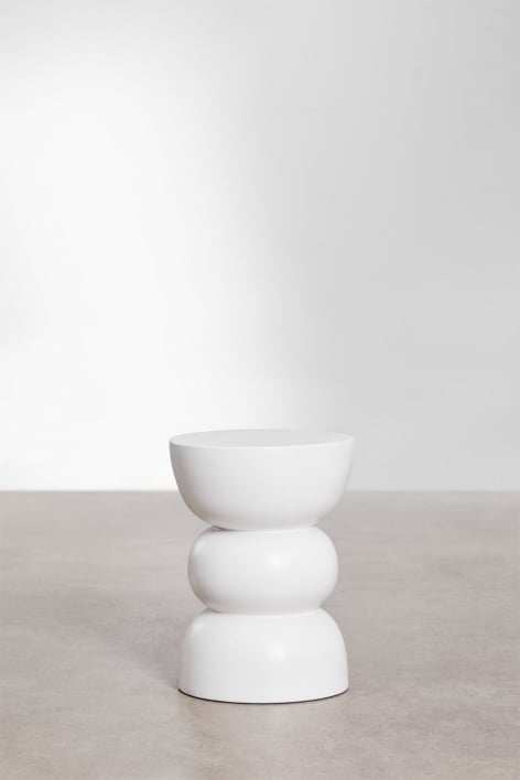 Round side table Ø35 cm en cerámica Tiyi