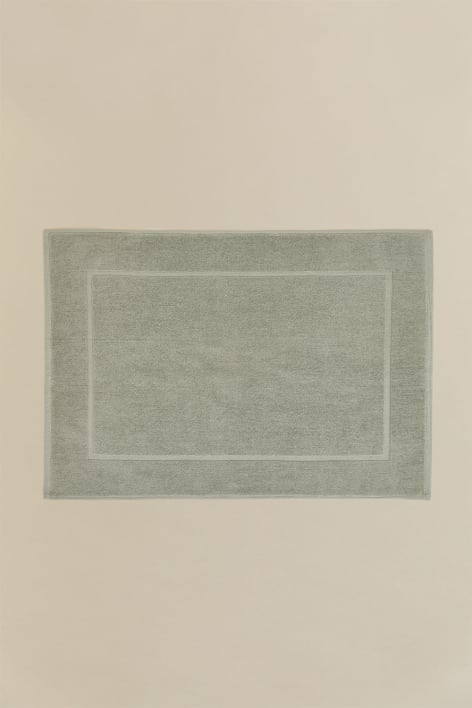 Bath mat 50x80 cm in cotton Danel - Laurel Green