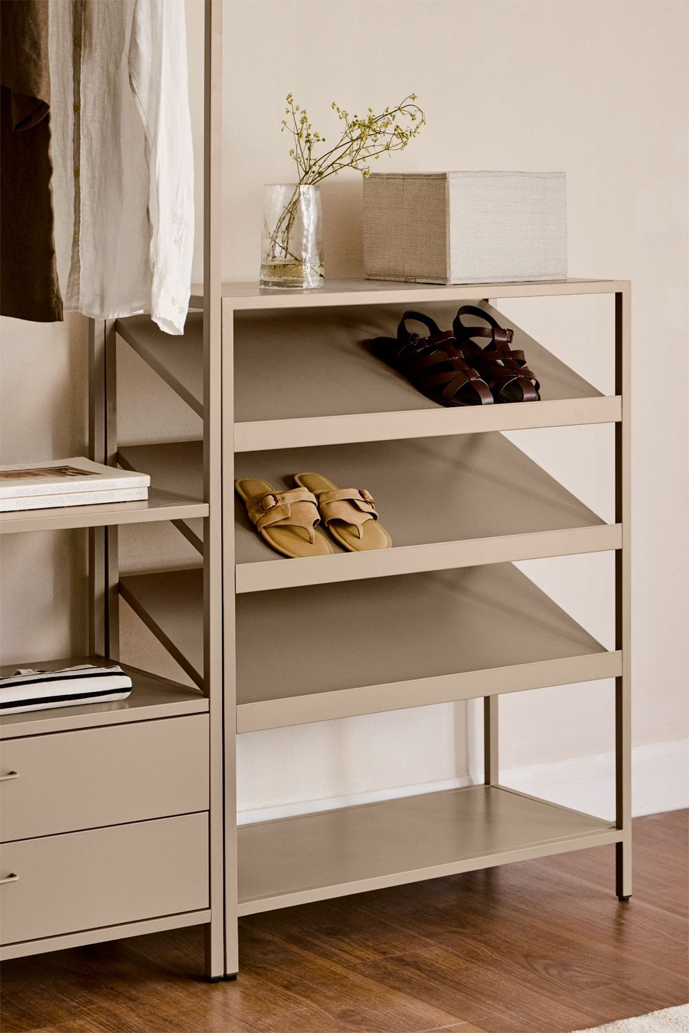 Janine Steel Shoe Rack, gallery image 1