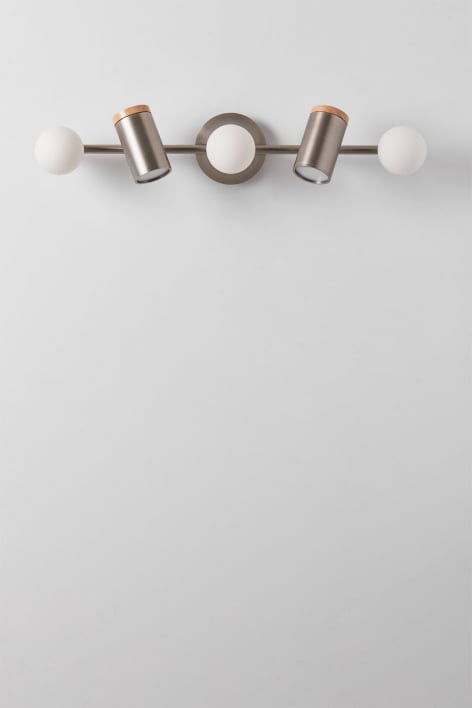 Wall lamp with 5 light points Amaranth