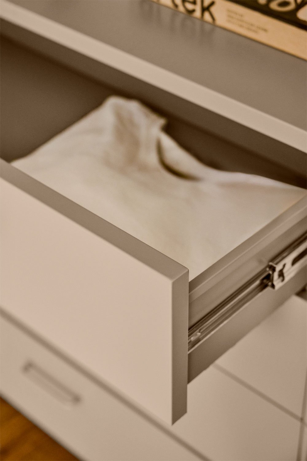 Janine 2-piece open modular wardrobe with clothes rack and drawers, gallery image 2