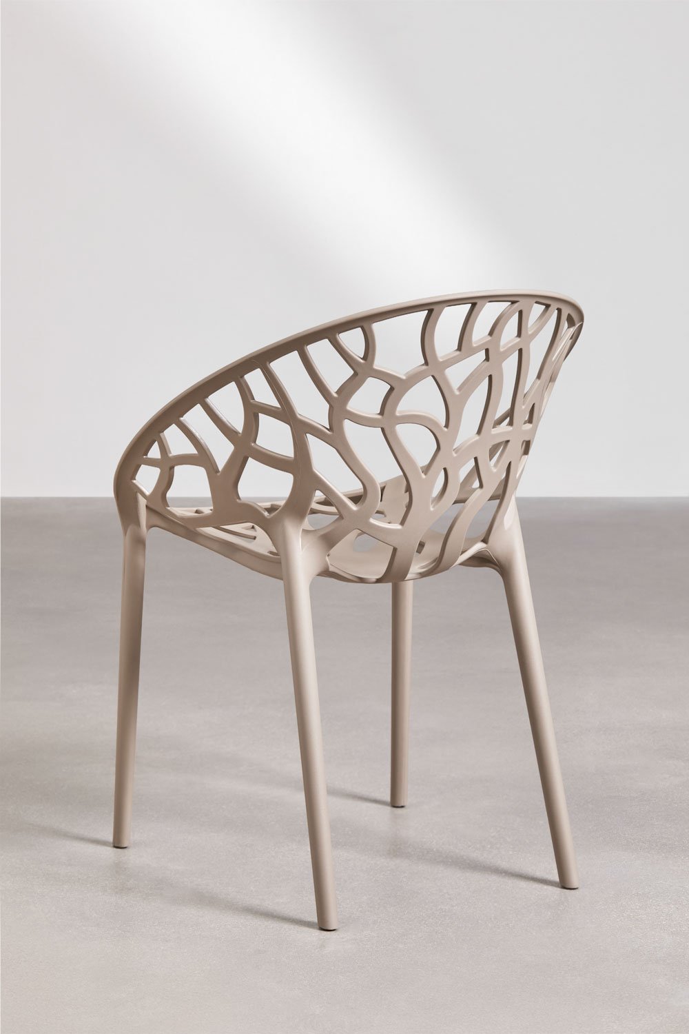 Pack of 4 stackable garden chairs in polypropylene Ores, gallery image 5