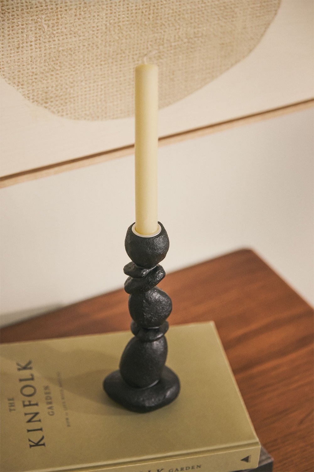 Rostegui resin candle holder, gallery image 1