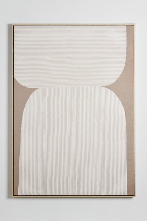 Decorative painting 100x140 cm hand painted on Arvilo canvas