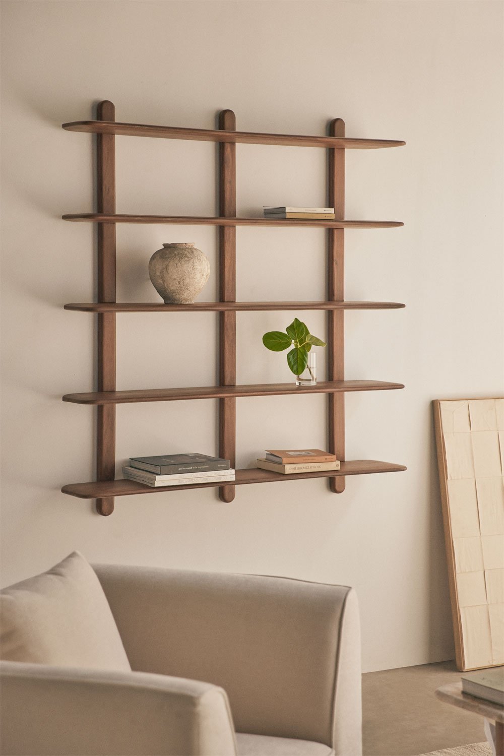 Wall shelf in Veleta wood , gallery image 1