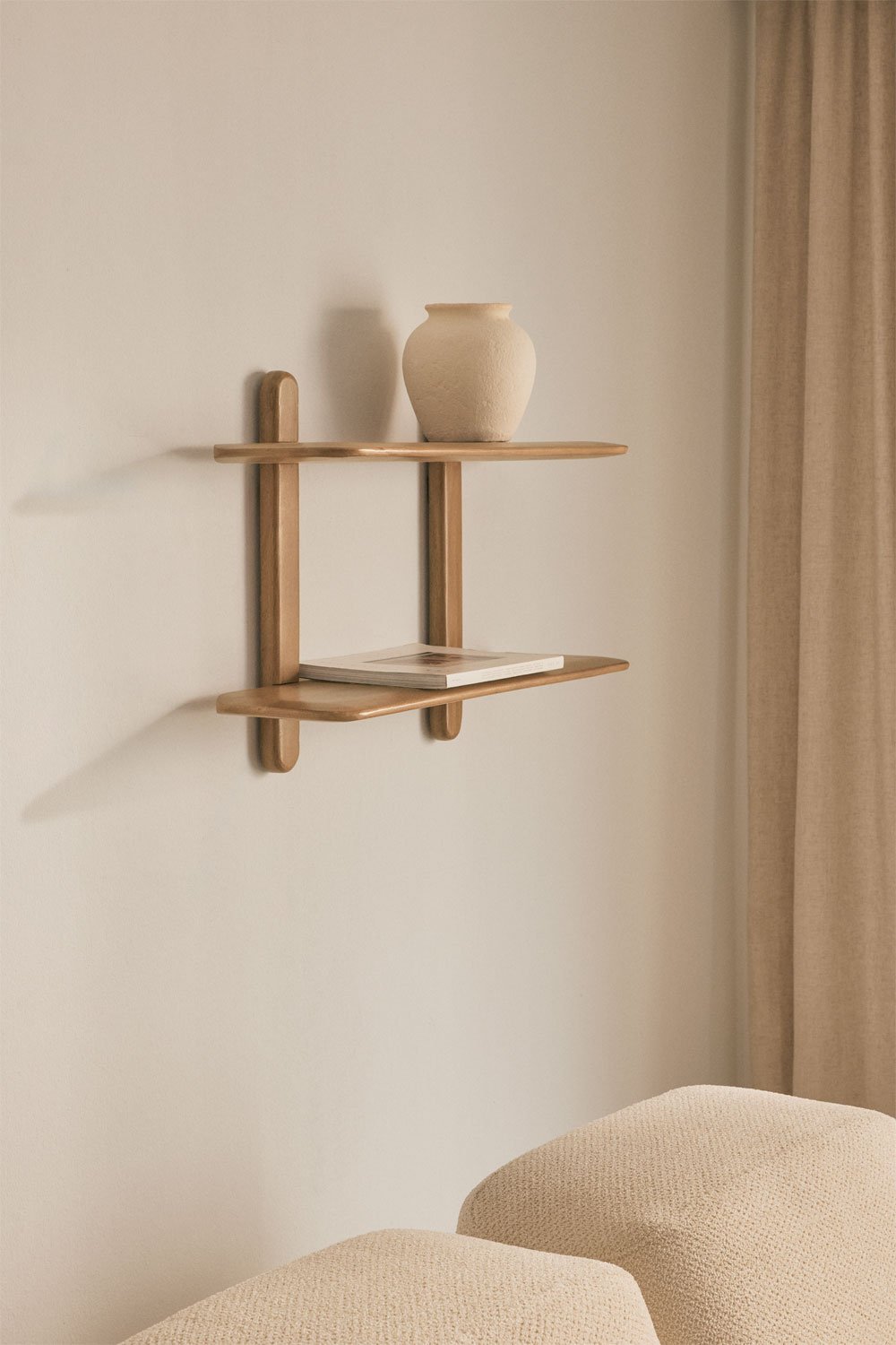 Wall shelf in Veleta wood , gallery image 1