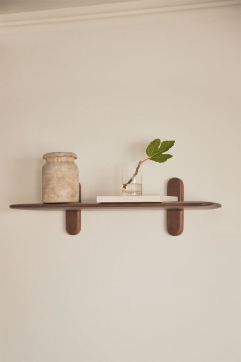 Veleta wooden wall shelf