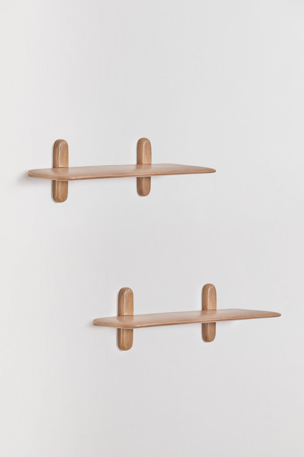 Pack of 2 Veleta wooden wall shelves, gallery image 3