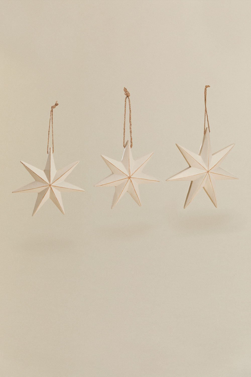 Set of 3 Christmas ornaments in MDF Perg, gallery image 6