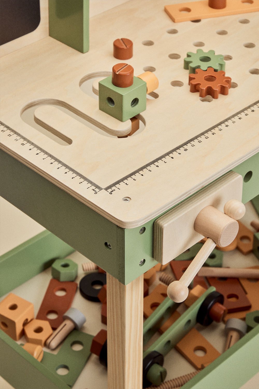 Albiore Kids wooden tool bench, gallery image 5