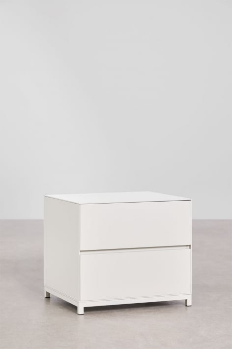 Pack of 2 Kivora MDF bedside tables 50x45 cm