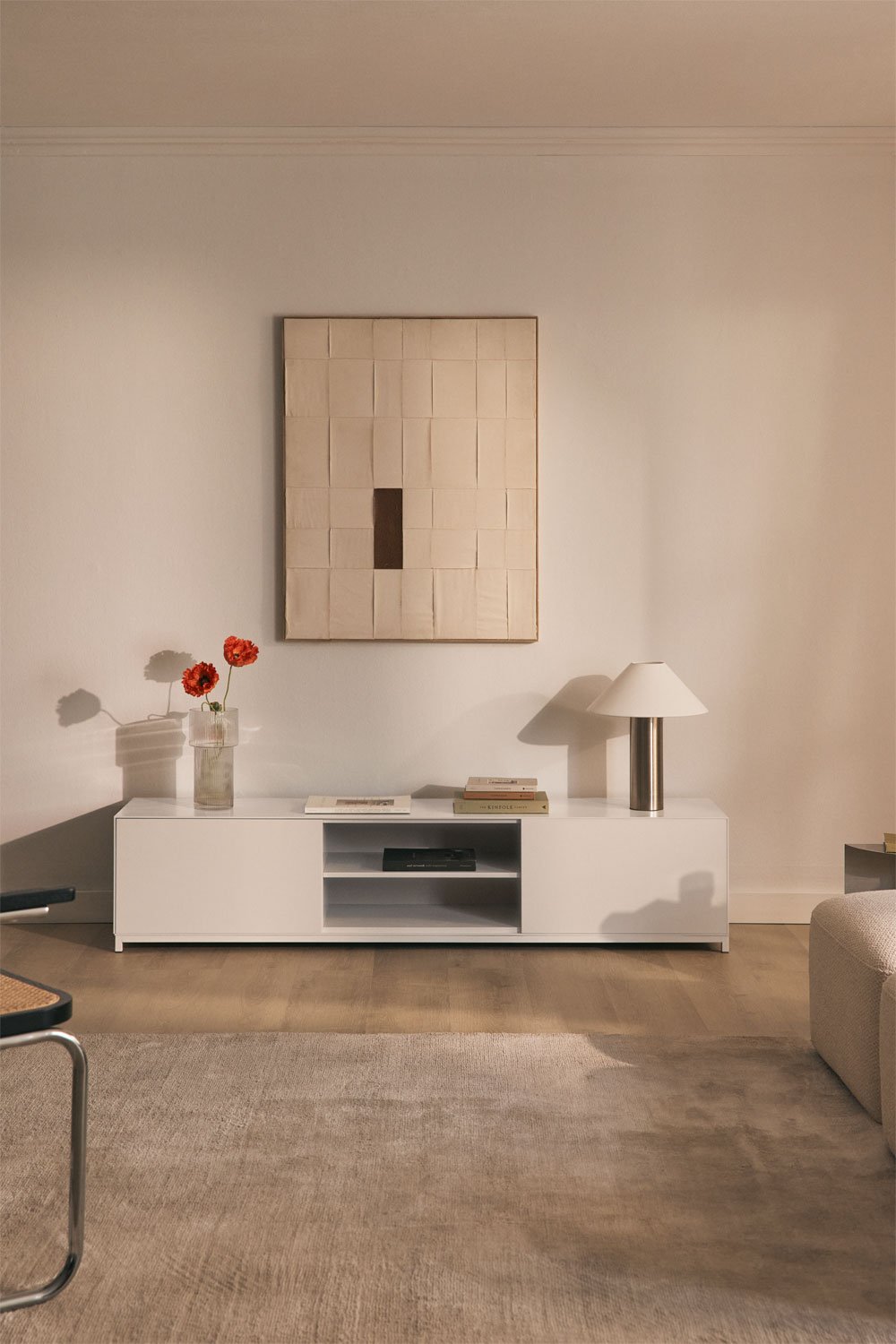 Kivora MDF TV cabinet, gallery image 1