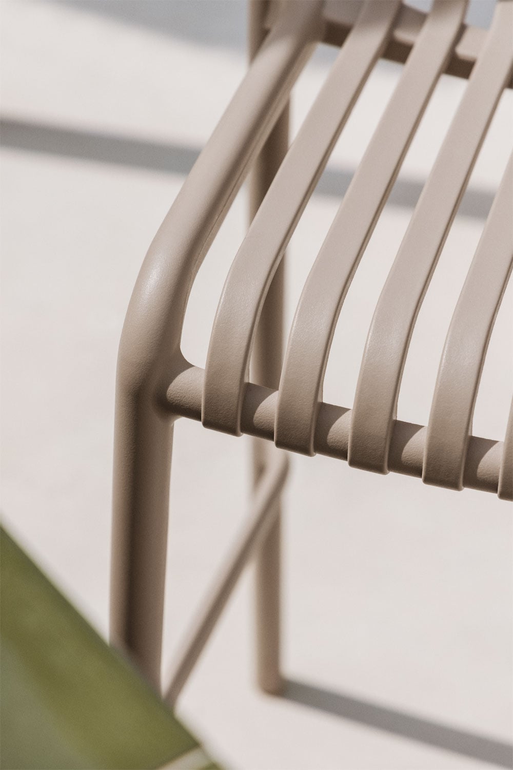 Pack of 2 Wendell polypropylene stackable garden stools, gallery image 2