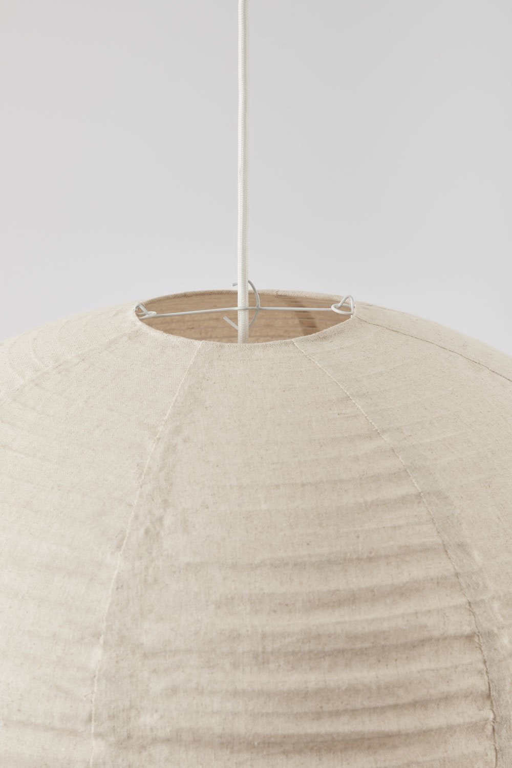 Elijah linen ceiling lamp, gallery image 4