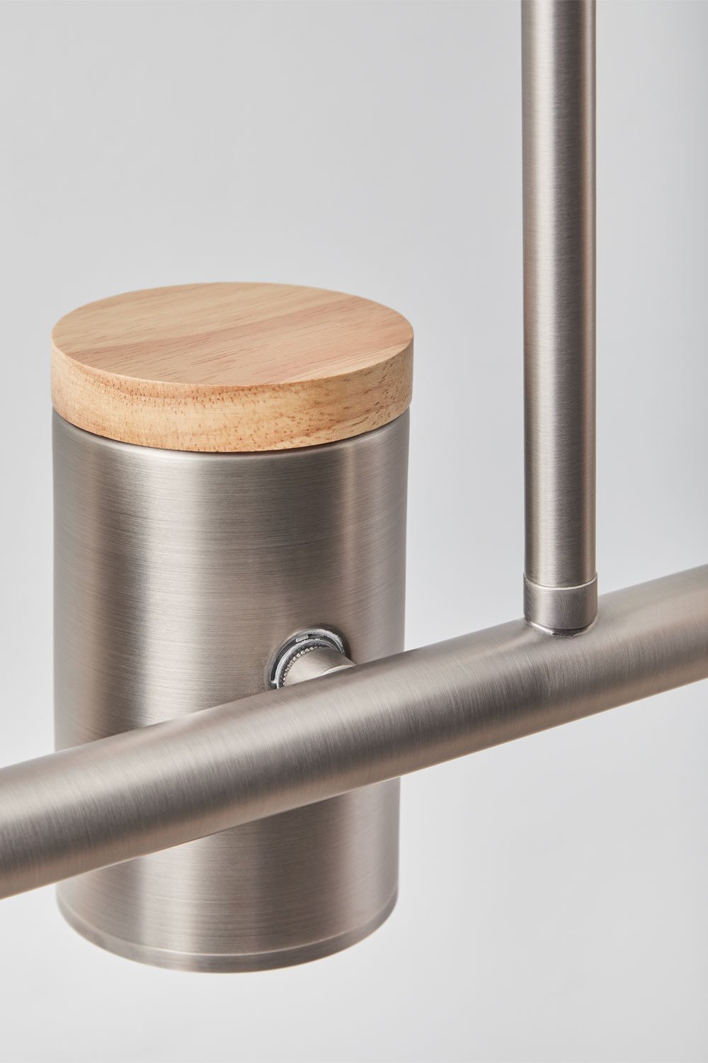 Directional ceiling lamp with 7 light points in Amaranto iron, gallery image 4