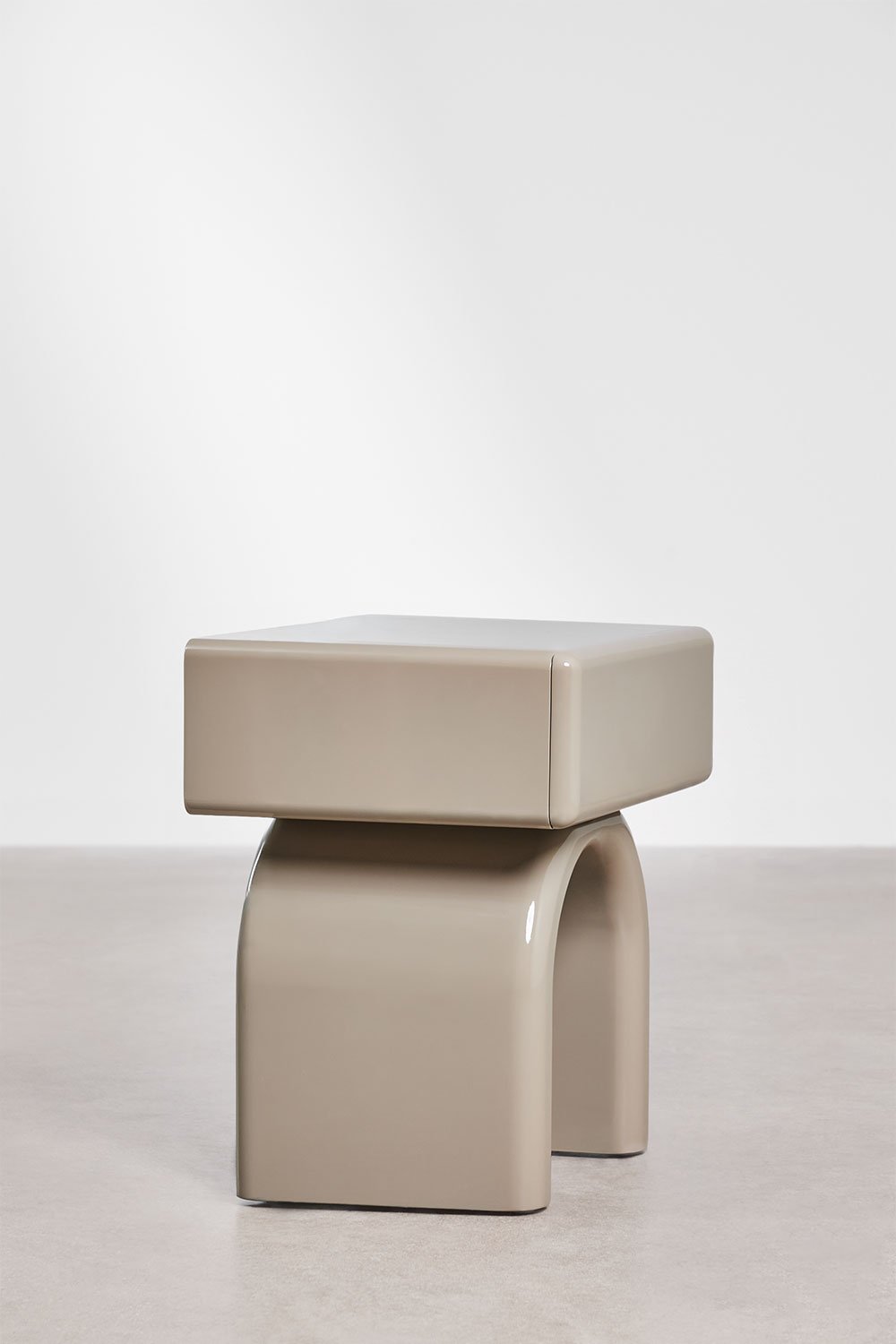 Pack of 2 rectangular 50x40 cm bedside tables in Volire MDF, gallery image 3