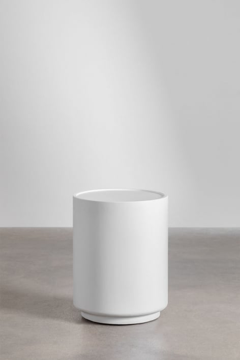 Round bedside table Ø35 cm in Darwys cement