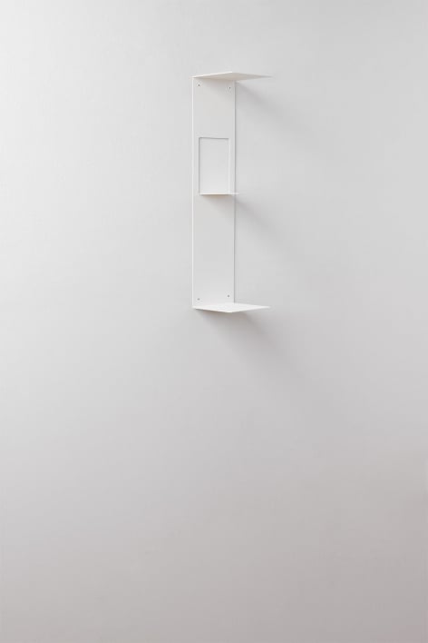 Panya 3-shelf stainless steel shelving unit - WHITE