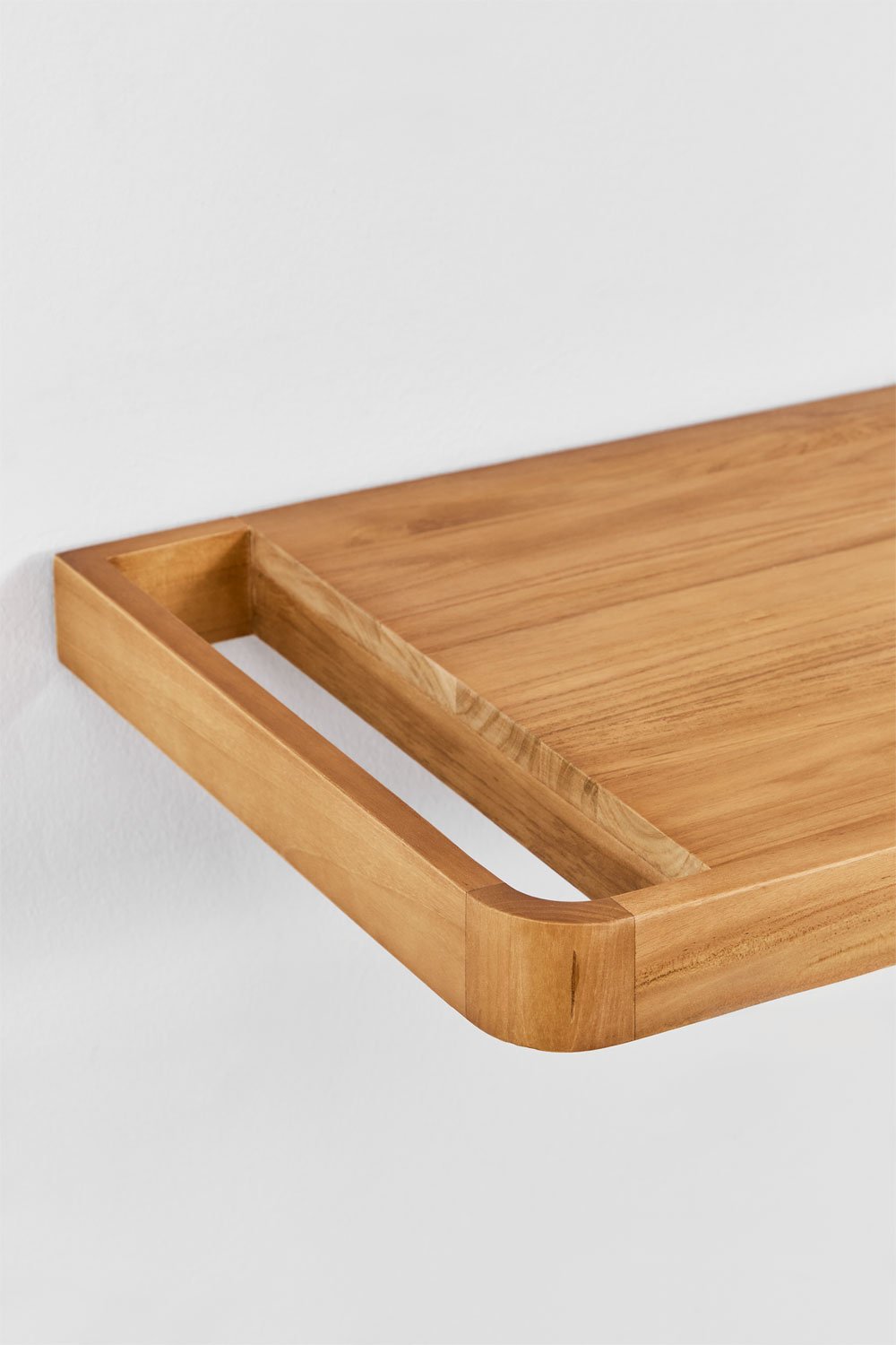 Neill suspended teak wood bathroom furniture set, gallery image 3