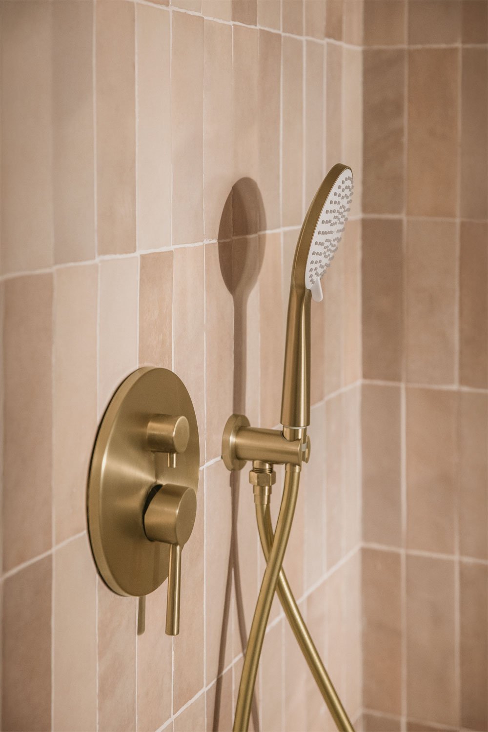 Orveta brass built-in shower column, gallery image 2