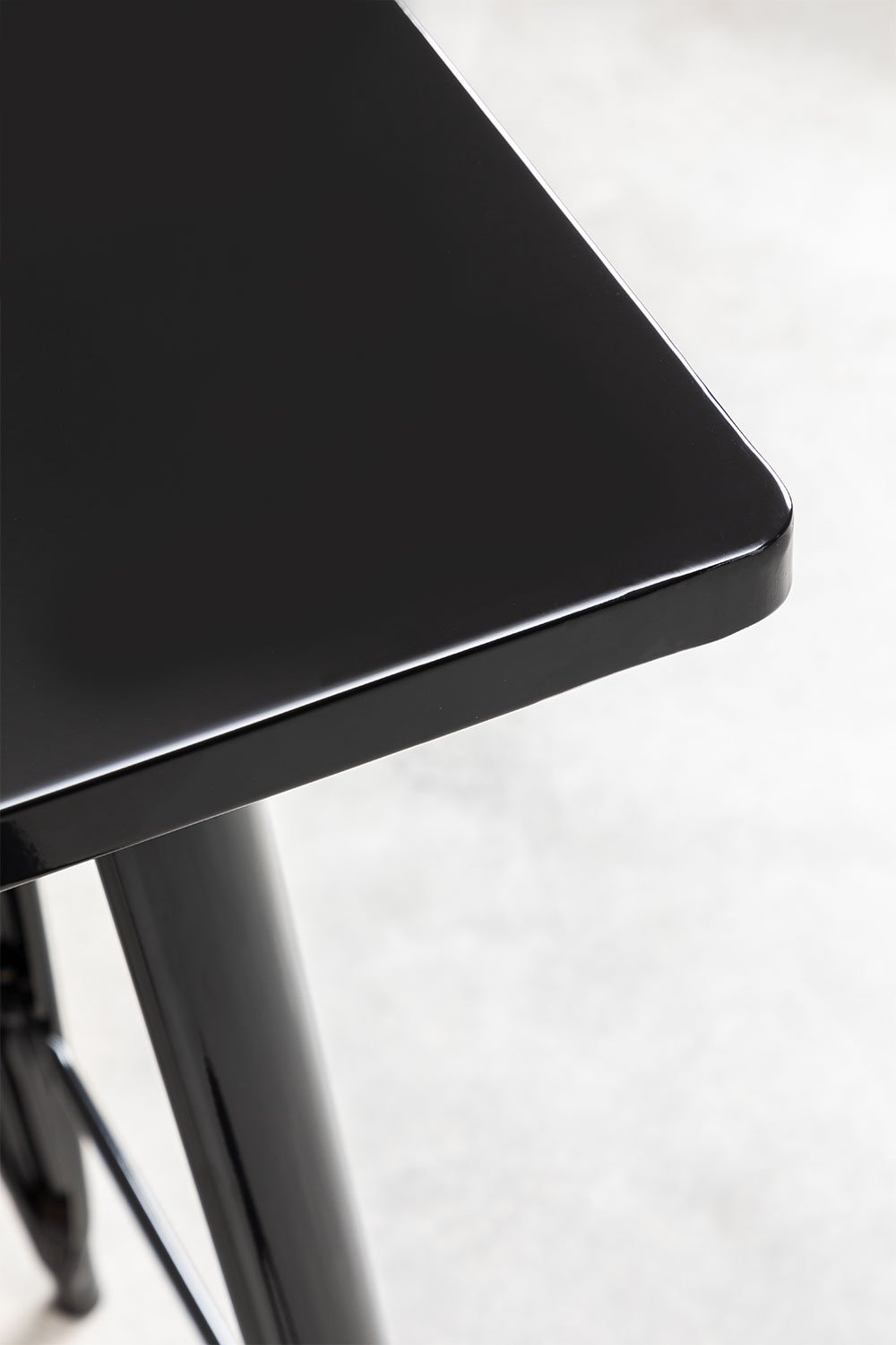 Square high table 60x60 cm in Lix steel, gallery image 6
