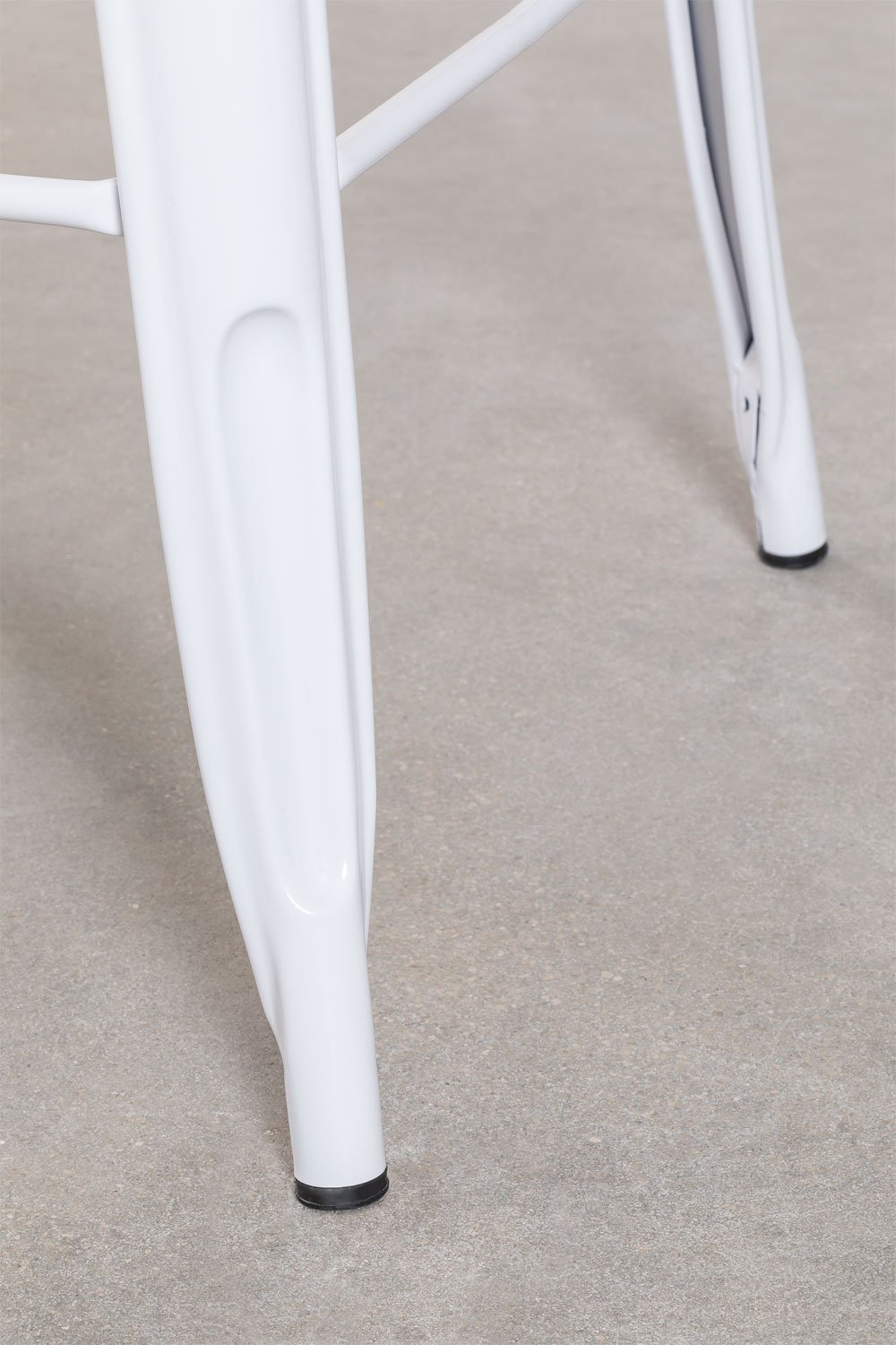 Square high table 60x60 cm in Lix steel, gallery image 4