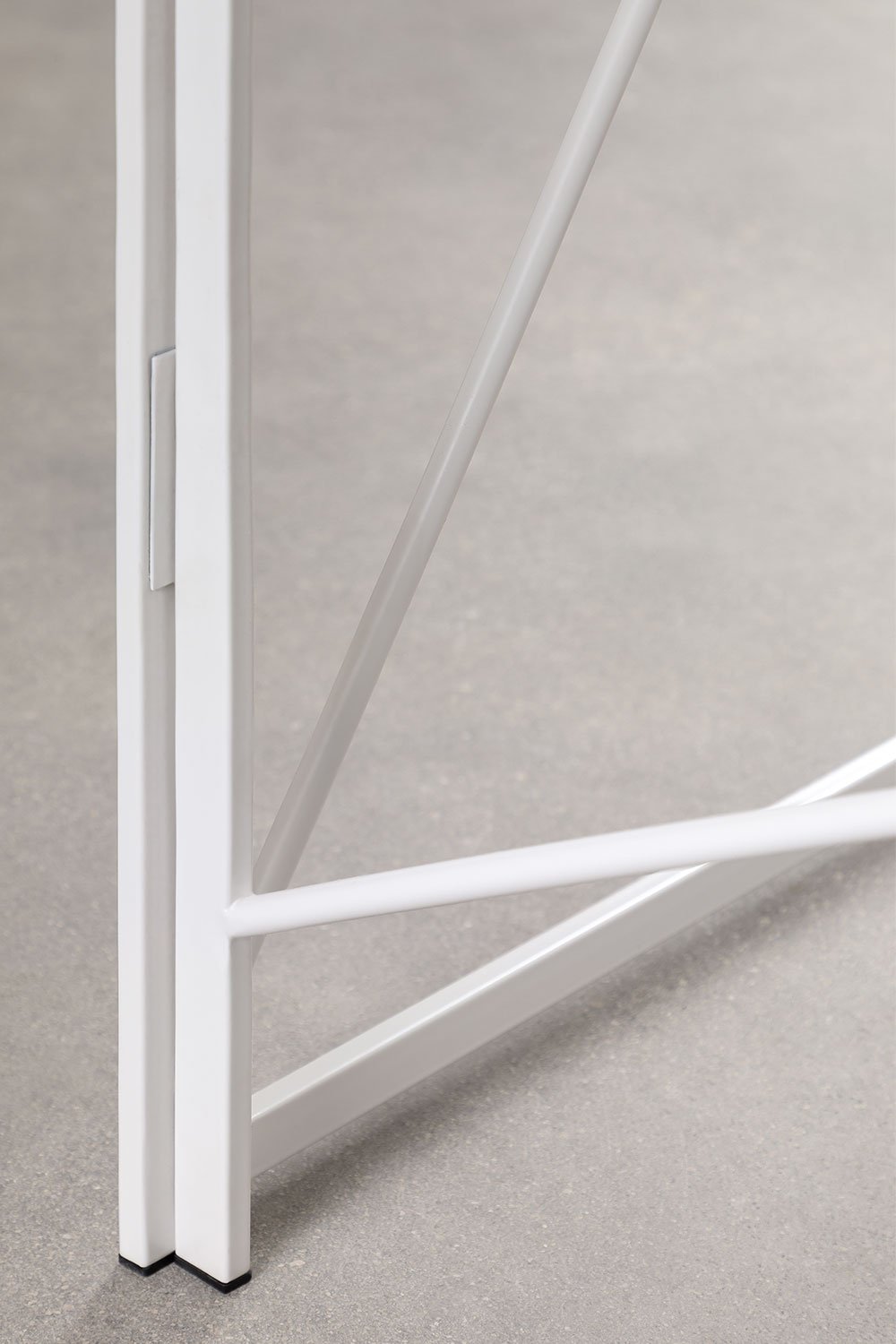 Rectangular 100x50 cm folding desk in MDF and metal Andra, gallery image 6