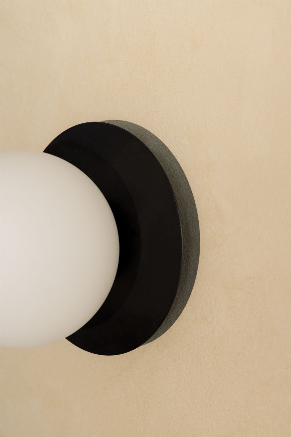 Anine iron and glass wall sconce, gallery image 2