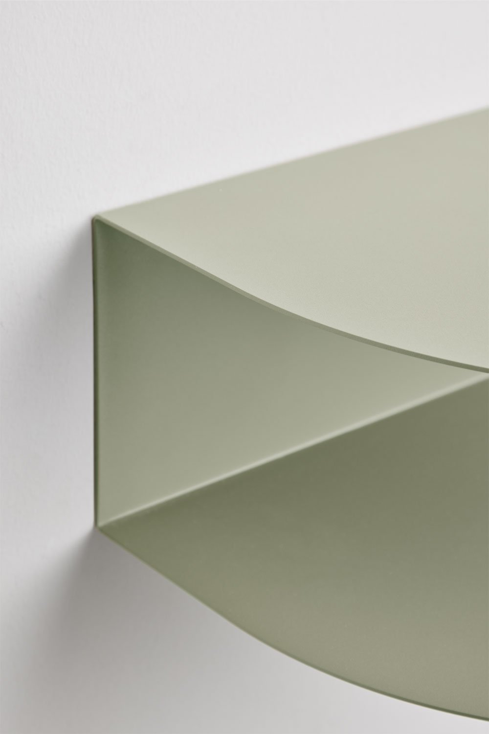 Taifa floating nightstand in stainless steel, gallery image 3