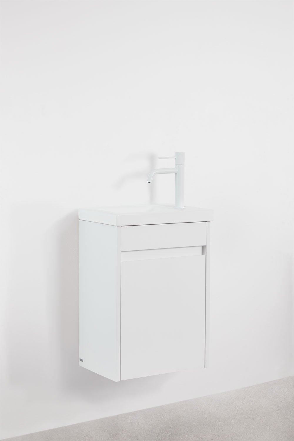 Narek wooden bathroom furniture set with integrated sink , gallery image 3