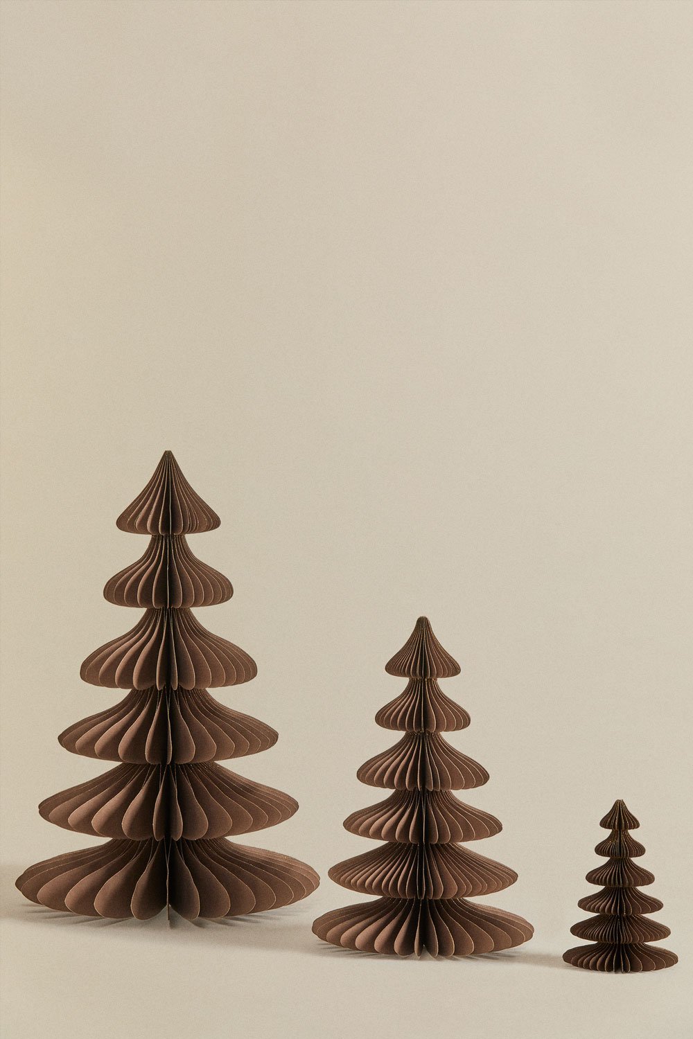Pack of 2 Navira paper Christmas trees, gallery image 7